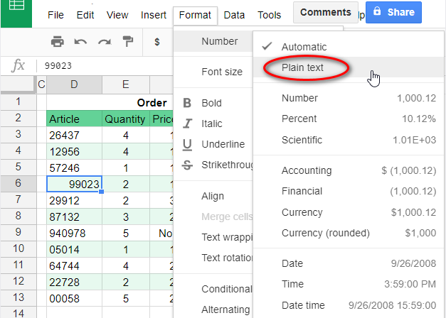 8-nhe1bbafng-le1bb97i-thc6b0e1bb9dng-ge1bab7p-khi-vie1babft-hc3a0m-vlookup-trong-google-sheet Bước 2: Định dạng số không chính xác