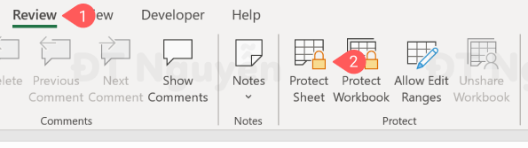 Ẩn công thức trong bảng tính Excel