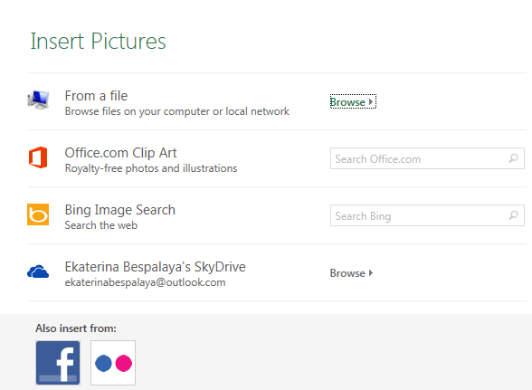 Browse for the picture you want to see as a watermark