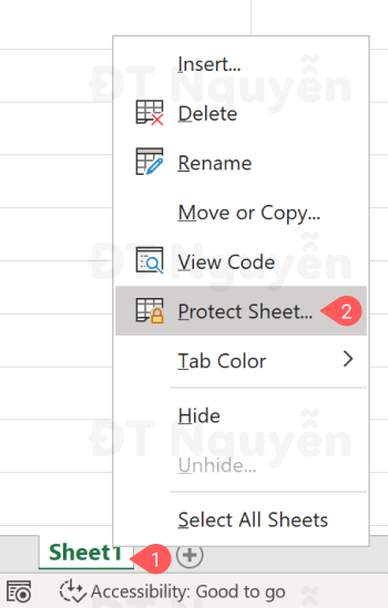 chon-protect-sheet-an-cong-thuc-excel Chọn protect sheet