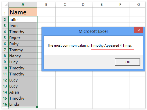 doc find most common data 3