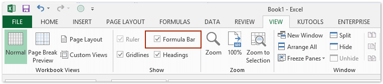 doc-show-hide-formula-bar-01 The Show Formulas option on the Excel ribbon