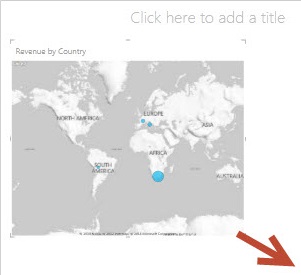 Click in the bottom right corner and move your mouse cursor to the right and down