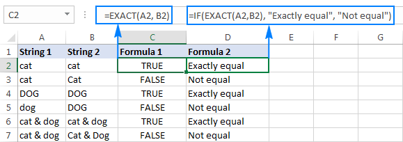 2 - so sánh chuỗi trong excel 2 - so sánh chuỗi trong excel
