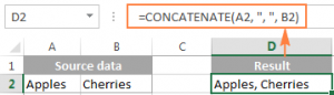 Dùng chức năng CONCATENATE Dùng chức năng CONCATENATE