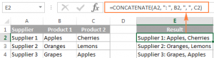 Dùng chức năng CONCATENATE 1 Dùng chức năng CONCATENATE 1