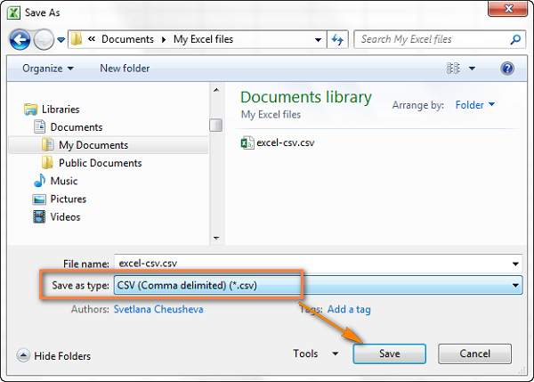 2- Chuyển đổi Excel sang file CSV và xuất định dạng CSV UTF-8 2- Chuyển đổi Excel sang file CSV và xuất định dạng CSV UTF-8