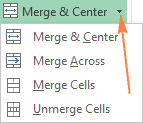 Merge & Center Merge & Center