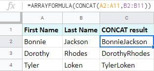 12-CONCATENATE trong Google Sheet: Kết hợp chuỗi 12-CONCATENATE trong Google Sheet: Kết hợp chuỗi