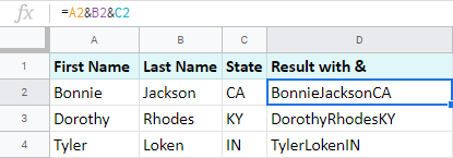 5-CONCATENATE trong Google Sheet: Kết hợp chuỗi 5-CONCATENATE trong Google Sheet: Kết hợp chuỗi