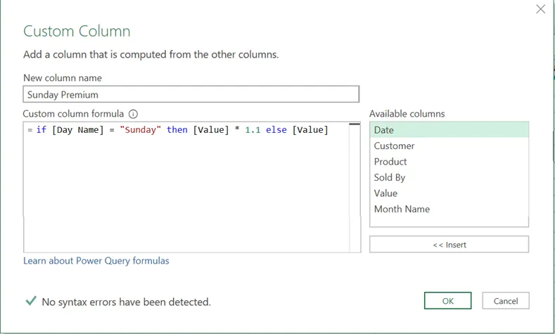 6- Câu lệnh If Power Query cho logic có điều kiện