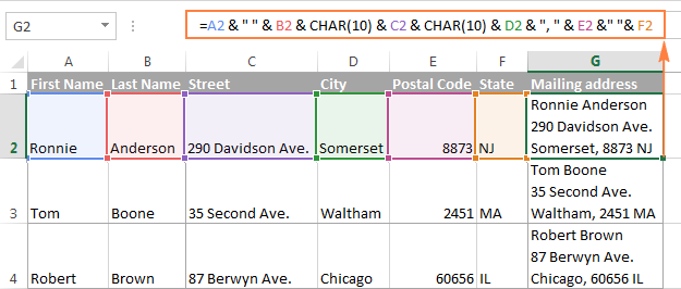 7-CONCATENATE trong Excel: Kết hợp chuỗi 7-CONCATENATE trong Excel: Kết hợp chuỗi