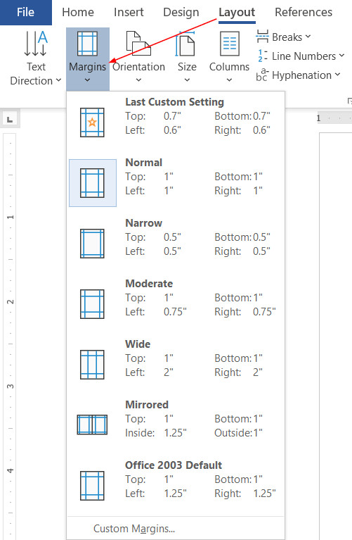Cách căn lề nhanh với thẻ Layout Cách căn lề nhanh với thẻ Layout