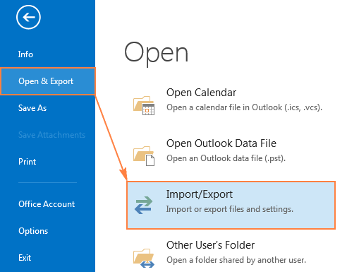 Backing up Outlook 2013 and Outlook 2016 emails