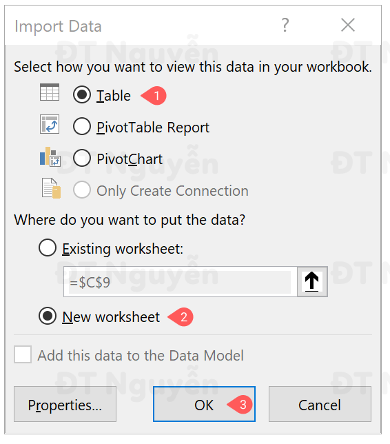 return-data-to-excel-microsoft-query Lưu lại dữ liệu vào bảng trên Excel