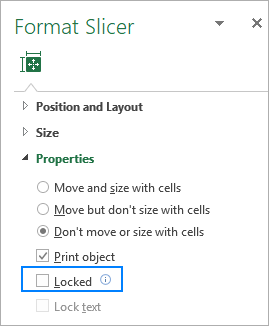 Cách để mở khóa một trang tính được bảo vệ Unlocking a slicer in Excel