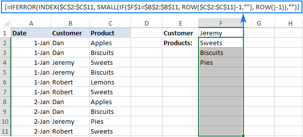 Vlookup trả về nhiều giá trị trong Excel Vlookup multiple values