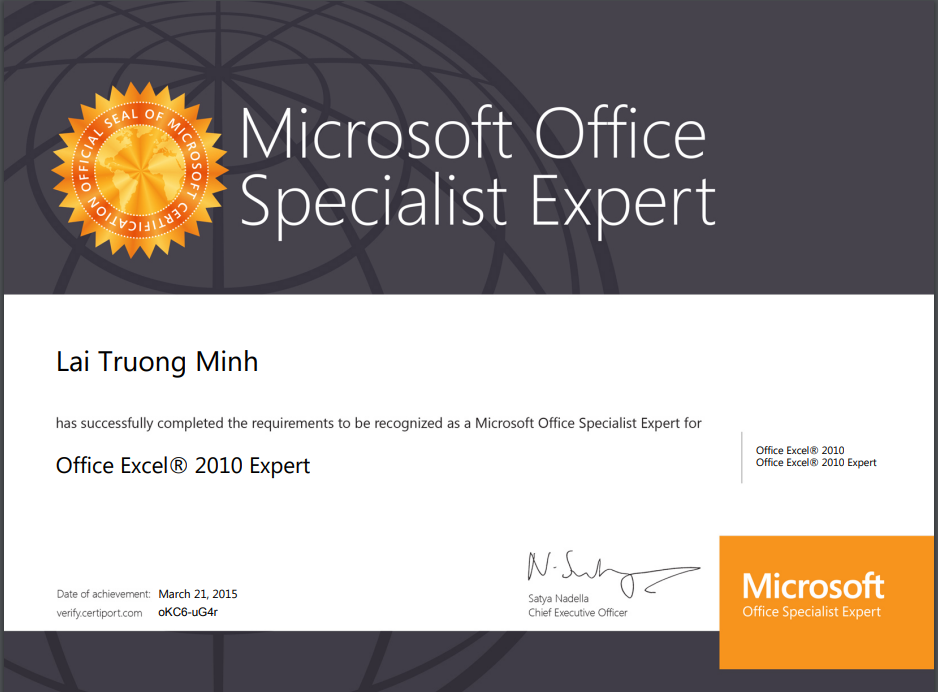 mos-certi-expert Chứng chỉ MOS